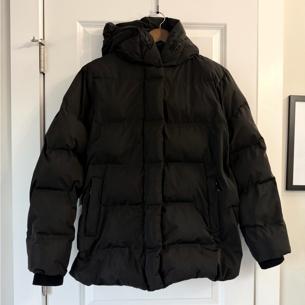 Zara Men's Dark Puffer Jacket